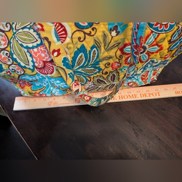 Vera Bradley Provencal Set: Messenger Bag, Tote, Purse, Wristlet Yellow Print - Picture 16 of 16